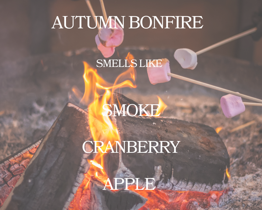 Autumn Bonfire Wax Melt - Non Toxic Wax Melt - Natural Soy Wax Melts - Handmade in USA -  SweetJarCandle Wax Melts