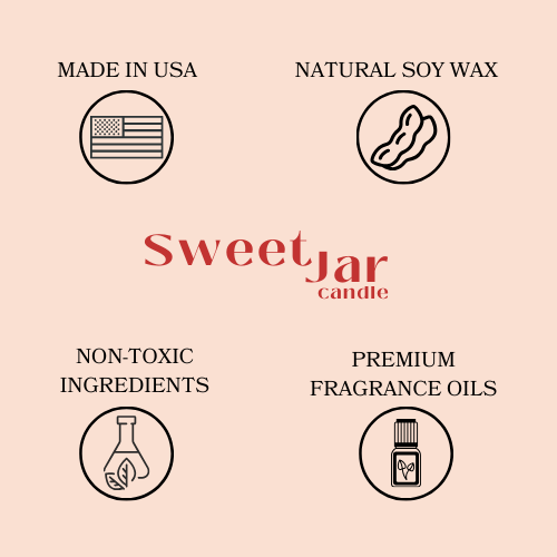 Sweet Bourbon Caramel Wax Melt - Non Toxic Wax Melt - Natural Soy Wax Melts - Handmade in USA -  SweetJarCandle Wax Melts