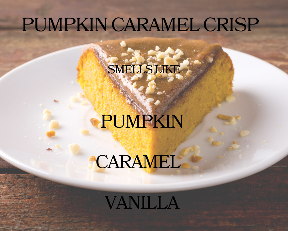 Pumpkin Caramel Crisp Wax Melt - Non Toxic Wax Melt - Natural Soy Wax Melts - Handmade in USA -  SweetJarCandle Wax Melts