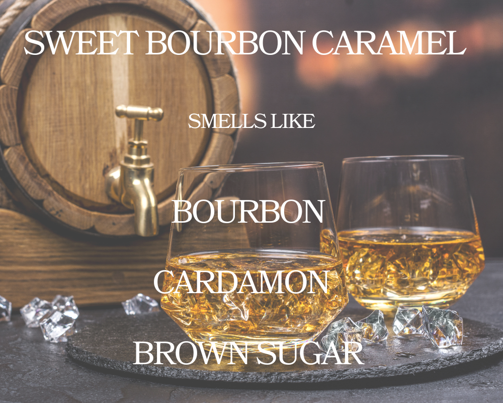 Sweet Bourbon Caramel Wax Melt - Non Toxic Wax Melt - Natural Soy Wax Melts - Handmade in USA -  SweetJarCandle Wax Melts